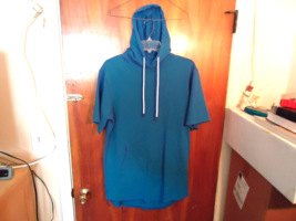 Mens / Boys George Size S (34-36) Short Sleeve Blue Hoodie &quot; Great Item &quot; - $16.82