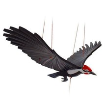 Woodpecker Bird Flying Mobile Wood Art Collectible Colombia Fair Trade New - £43.62 GBP