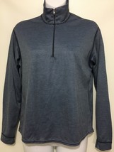 Patagonia Capilene M Blue Long-Sleeve Pullover Base Layer 1/2 Zip USA Made - $24.01