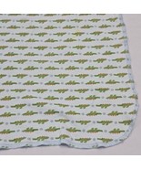 Old Navy Baby Blanket One Size Stretchy Cotton Swaddle Alligator Crocodi... - €17,13 EUR