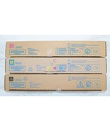 3 OEM Konica Minolta BH C458,C558,C658 TN514M,TN514AY,TN514JK Toners - $2,694.47 MXN