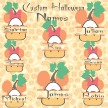 Pick 6 Candy Corn Halloween Names - £3.94 GBP