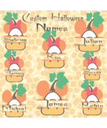 Pick 6 Candy Corn Halloween Names - $94.05 MXN