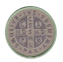 Hook Multitan St. Benedict Cross Medal Christian Patch SB03 - £7.15 GBP