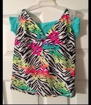 Bnwts Girls 2 Piece Op Tankini Swim Wear Suit Bathing Suit Size Medium - £15.13 GBP