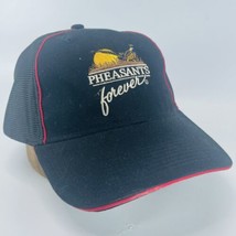 Pheasants Forever Black Logo Hat PF Strapback Hunting Cap - $19.55