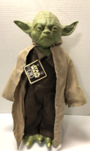 Star Wars Yoda 17&quot; Realistic Latex Doll With Tags - £31.28 GBP