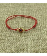 Evil Eye Bracelet, good luck, red string, adjustable Kabbalah Pulsera ma... - £7.69 GBP