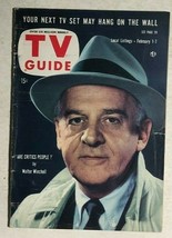 TV GUIDE February 1, 1958 Walter Winchell cvr, Perry Mason, Beaver, Charlie Chan - £11.86 GBP