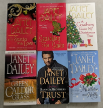 Janet Dailey Searching For Santa To Santa With Love Mistletoe and Holly x6 - £12.98 GBP