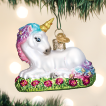 Old World Christmas Baby Unicorn Christmas Ornament 12534 - £13.49 GBP