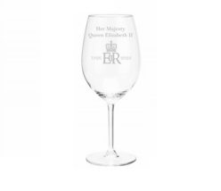Her Majesty Queen Elizabeth II Memorial Wine Glass 1926 - 2022 (1) - £15.54 GBP+