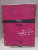 Om Operator&#39;s Manual John Deere 35A Rotary Tiller OM-M81179 Issue D6 New Sealed - £15.52 GBP