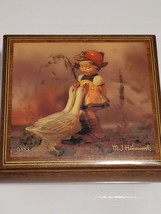 M.J. Hummel "Goose Girl" Ercolano Music Box-Mint Condition - $51.18