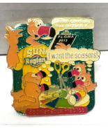 FLOMA 2013 Florida Odyssey of the Mind pink Flamingos Lapel Hat Pin RARE - $20.37 CAD