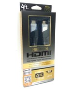 General Electric Ge 4&#39; Ultra HD Pro Premium Cable HDMI 18Gbps High Defin... - $10.87