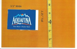  Medium Square Size Aquafina Water LOGO Soda Vending Machine Flavor Strip - £3.18 GBP