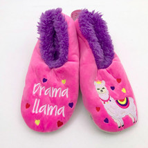 Snoozies Women&#39;s Drama LLama Non Skid Slippers Small 5/6 - £9.92 GBP