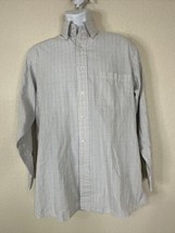 Van Heusen Pinpoint Oxford Men Size 15.5 Colorful Check Dress Shirt Long... - £6.21 GBP