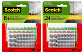 3M Scotch Protective Dots to Protect Surfaces &amp; Furniture Value Pack 2 Pack - £10.53 GBP