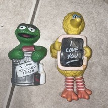 2-Vtg  3.5-4.5 &quot; Muppets  Big Bird Oscar  Magnets - $9.90