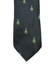 Vintage Pintail Duck Mens Blue Polyester Christmas Tree Necktie Tie  55.5&quot; - £5.52 GBP