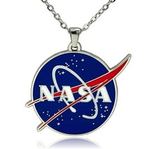 Nasa Logo Enamel Pendant Necklace - $9.00