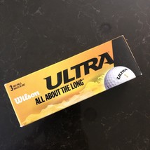 Wilson Ultra Ultimate Distance Golf Balls Lot of 3~ New - £3.10 GBP