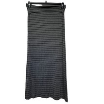 T Party black Striped Casual Maxi Long Skirt - $18.80