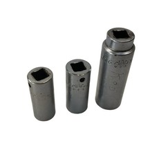 Mac Tool 3/8&quot; Dr 6 Pt Chrome Socket Lot of 3 XD166 1/2&quot; XD186 9/16&quot; XD226 11/16&quot; - £26.83 GBP