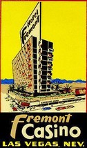 1950&#39;s - Fremont Casino - Las Vegas, NV - Travel Advertising Poster - £24.67 GBP