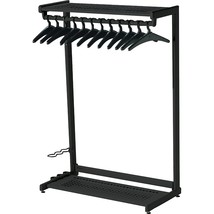 Quartet Two-Shelf Garment Rack, Freestanding, 48 Inch, Black, 12 Hangers... - £556.85 GBP