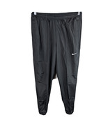 Womens Medium Swishy Rally Pants Back Pocket Black Athletic Sports - $46.33 CAD