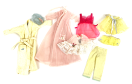 Vintage Barbie Clothes Lot Lingerie 1960&#39;s Nightie Robe Nightgown Pajama... - £36.95 GBP
