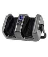 Foot and Calf Massager with Heat Shiatsu Deep Kneading Rolling Smart Ele... - $150.99