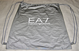VINTAGE ‘E A 7 EMPORIO ARMANI’ SPORTS BAG BACKPACK- SILVER WATERPROOF DR... - $4.95