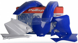 Polisport Plastic Kit OE Blue/White For 2000-2001 Yamaha YZ125 YZ250 - £119.52 GBP