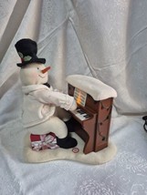 Hallmark Jingle Pals Snowman Piano Player Musical Animated Lights Christ... - $53.16