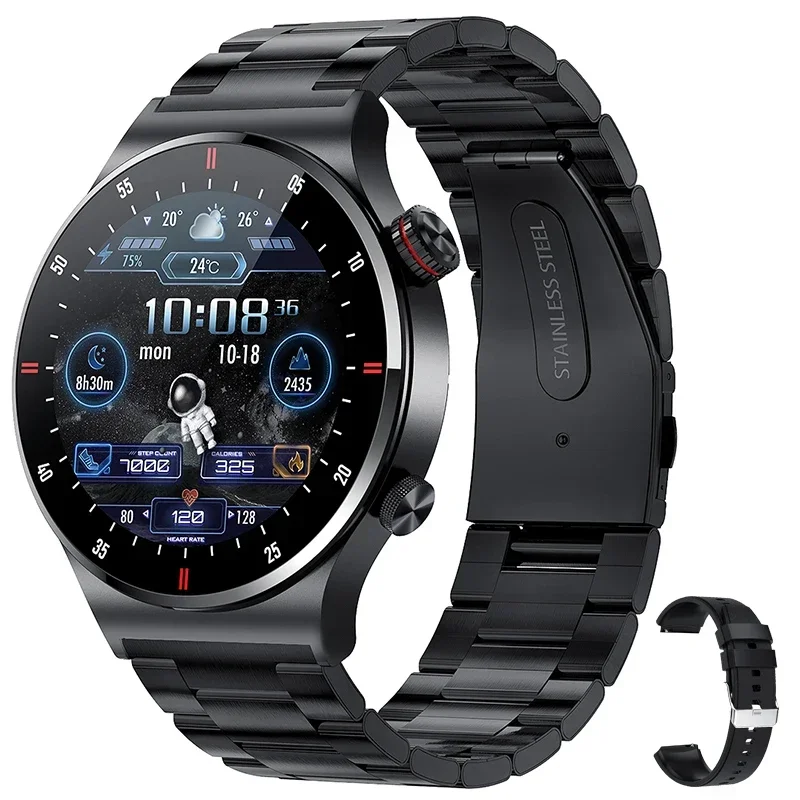 Smart Watch Men Women Custom watch face Sports waterproof Bluetooth call... - $59.93