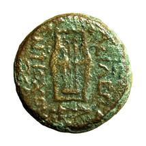 Ancient Greek Coin Seleukid Antiochos II Theos AE12mm Apollo / Lyre Rare 04367 - £30.35 GBP