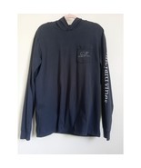 VTG Vineyard Vines Hoodie Blue Whale Pocket Long Sleeve Pullover Cotton ... - $792.62 MXN