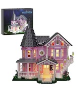 Pink Palace House Building Set with Lights Halloween Haunted House Block... - $1,605.69 MXN
