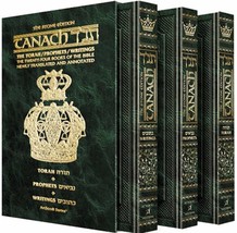 Artscroll Stone Edition Tanach Hebrew/English Pocket Size Three Volume Set - £43.46 GBP