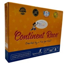 Continent Race Fun Geography Board Game For Kids Created By Kids 2016 Ve... - $19.07