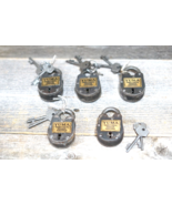 5 Yuma Territorial Prison Arizona Lock W/ 2 Keys FUNCTIONAL Jail Rustic ... - €34,72 EUR