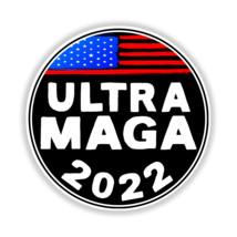Ultra MAGA Joe Biden Donald Trump Sticker Decal Vinyl 3.5&quot; - £3.94 GBP