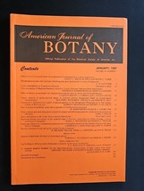 American Journal of BOTANY Official Publication January 1987 Volume 74 N... - $15.98