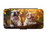 English Bulldog Puppies Samsung Galaxy S22 Flip Wallet Case - $19.90