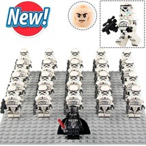 21Pcs/Set Darth Vader Commander Imperial Stormtroopers Star Wars Minifigure - £26.16 GBP