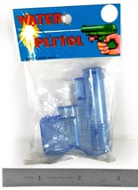 Vintage Blue Water Pistol Plastic Toy - New in Pkg (Circa 1960&#39;s) Hong Kong - £9.51 GBP